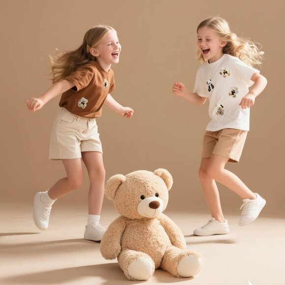 16pcs Plush Bear Embroidered Patches Cute Animal Appliques for Clothes and Bags - Picture 5 of 5